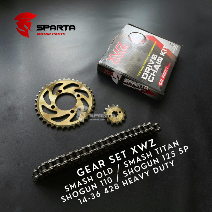 GEAR GIR SET GIR PAKET SMASH NEW SMASH TITAN SHOGUN 125 SP SHOGUN 110