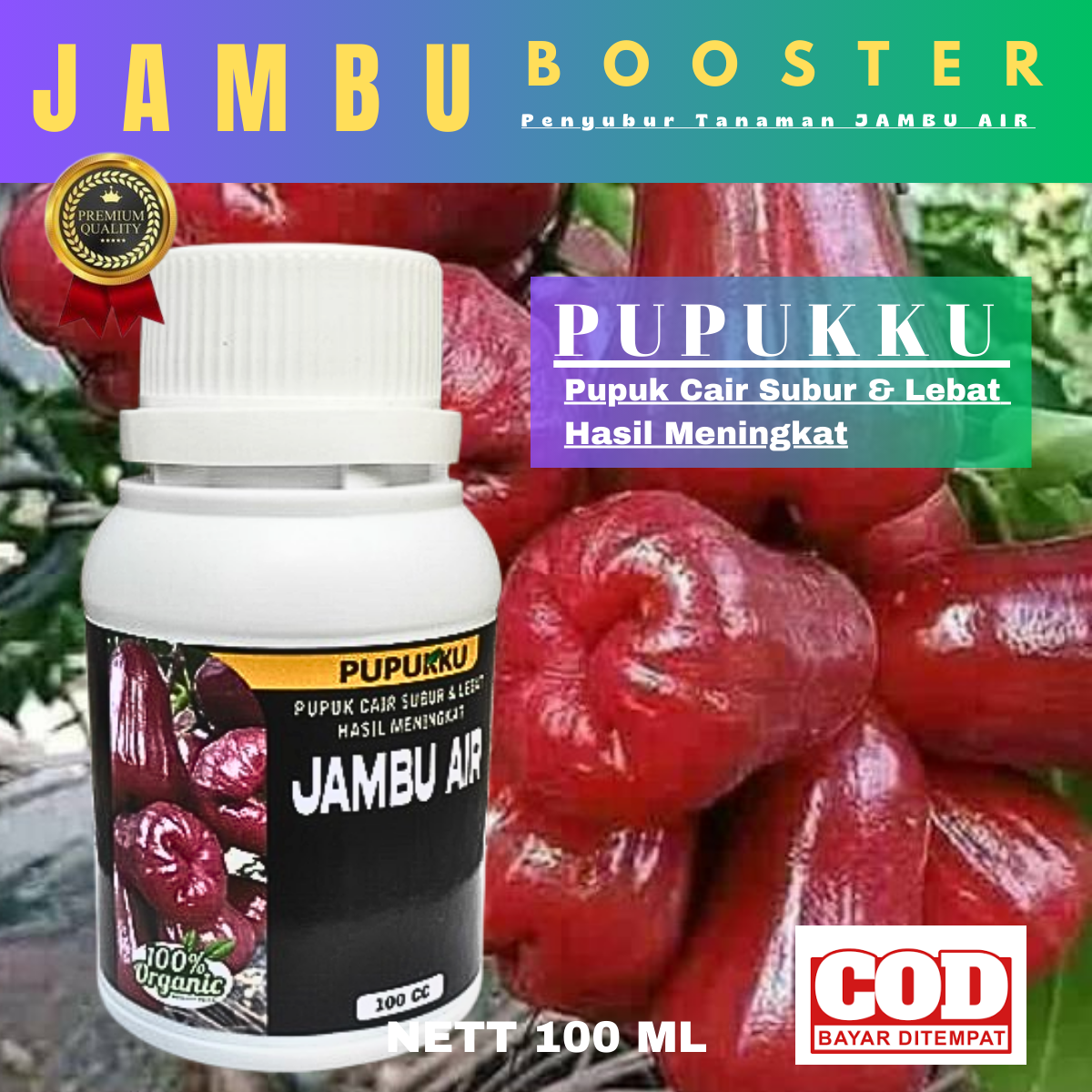 Pupuk Jambu Air Pupuk Pelebat Buah Jambu Air Booster Pupukku Penyubur