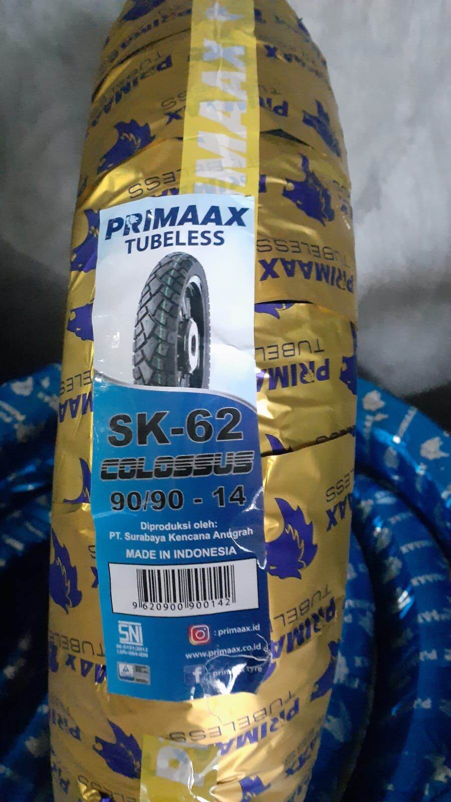 BAN PRIMAX SK 62 RING 14 UKURAN 90 90 TUBLES Lazada Indonesia