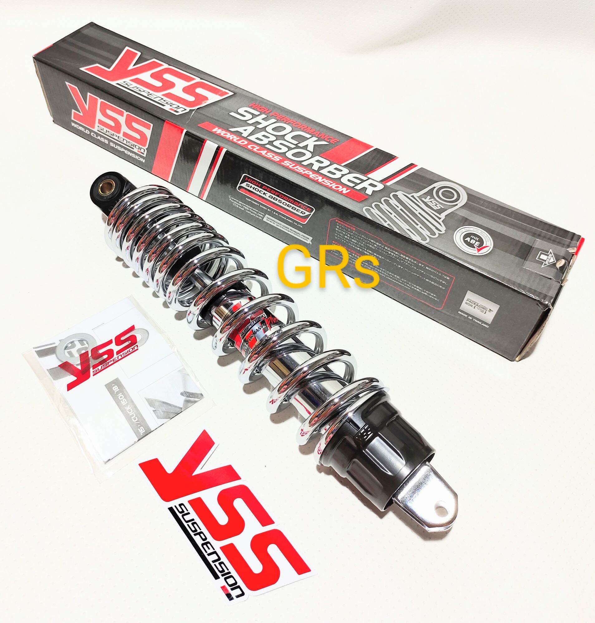 Yss Shockbreaker Belakang Metric Non Tabung Mm Warna Chrome Tipe Pro