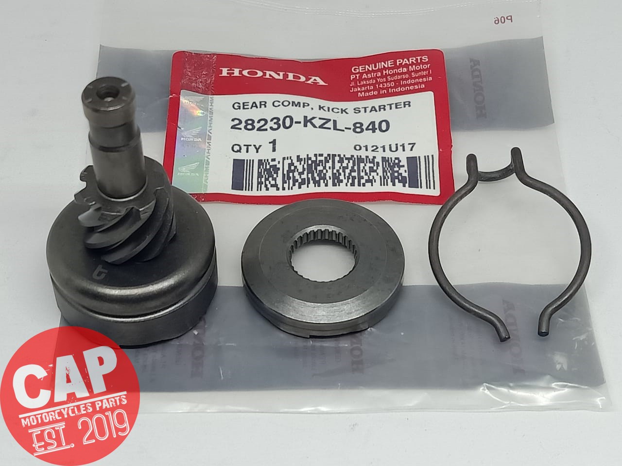 Gear Gigi Pinion Kick Stater Starter Selah Honda Beat FI New KZL