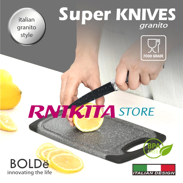 Utility Knife Super Knives Granito Bolde Pisau Dapur Ukuran Kecil