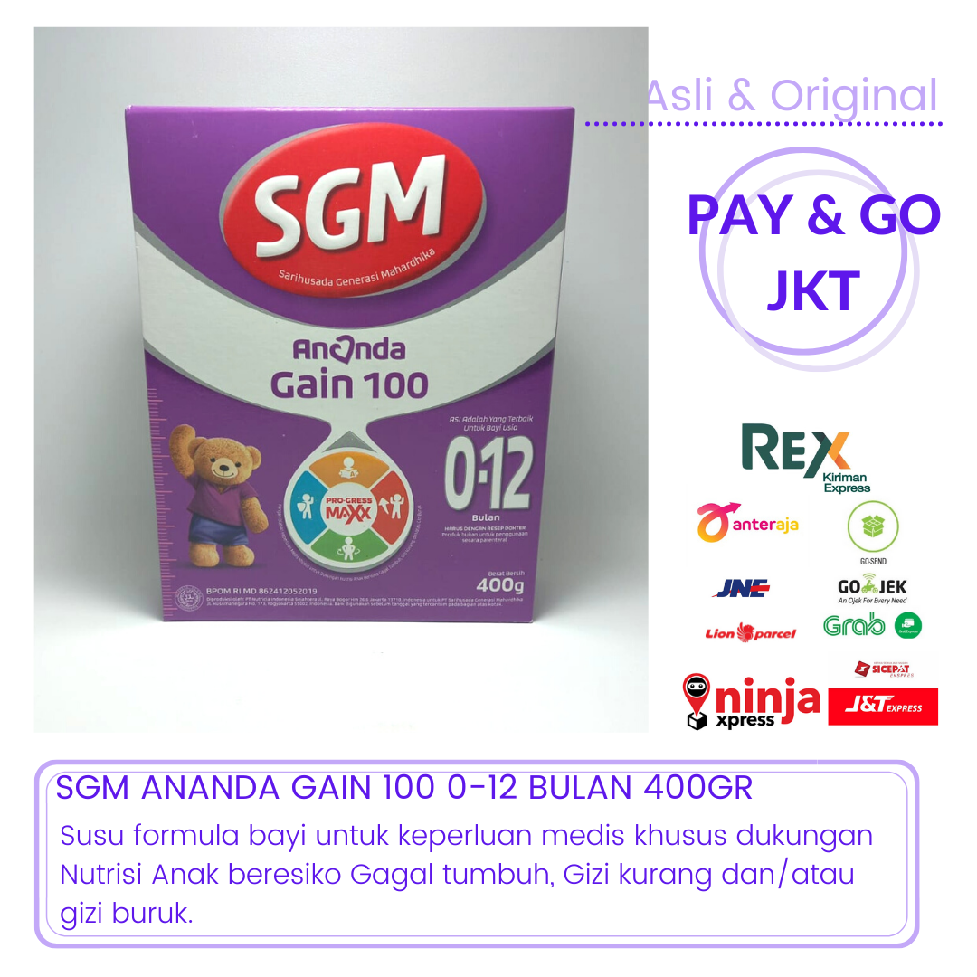 SGM ANANDA GAIN 100 400GR 0 12 BULAN Lazada Indonesia