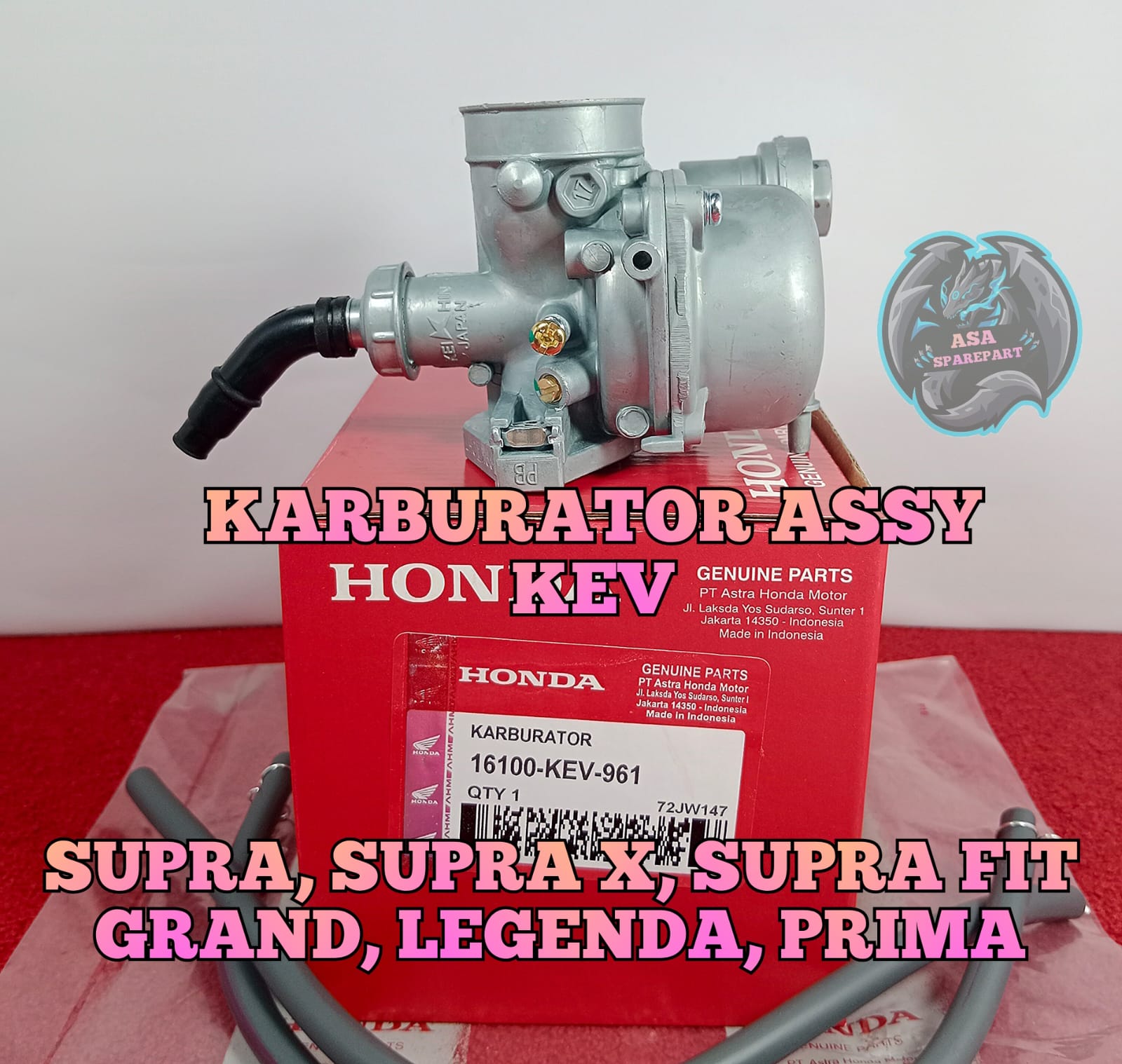 KARBURATOR HONDA ORI SUPRA SUPRA X GRAND PRIMA LEGENDA SUPRA