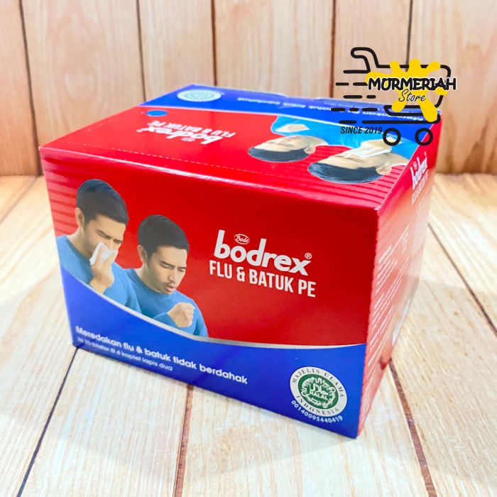 BODREX FLU BATUK PE Box Isi 25 Blister 100 Kaplet Obat Batuk Pilek