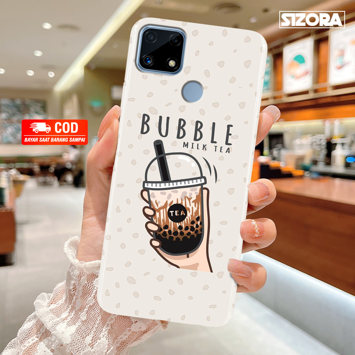 SIZORA REALME C25 C25S NARZO 20 NARZO 30A CH59 Case Fashion Bubble