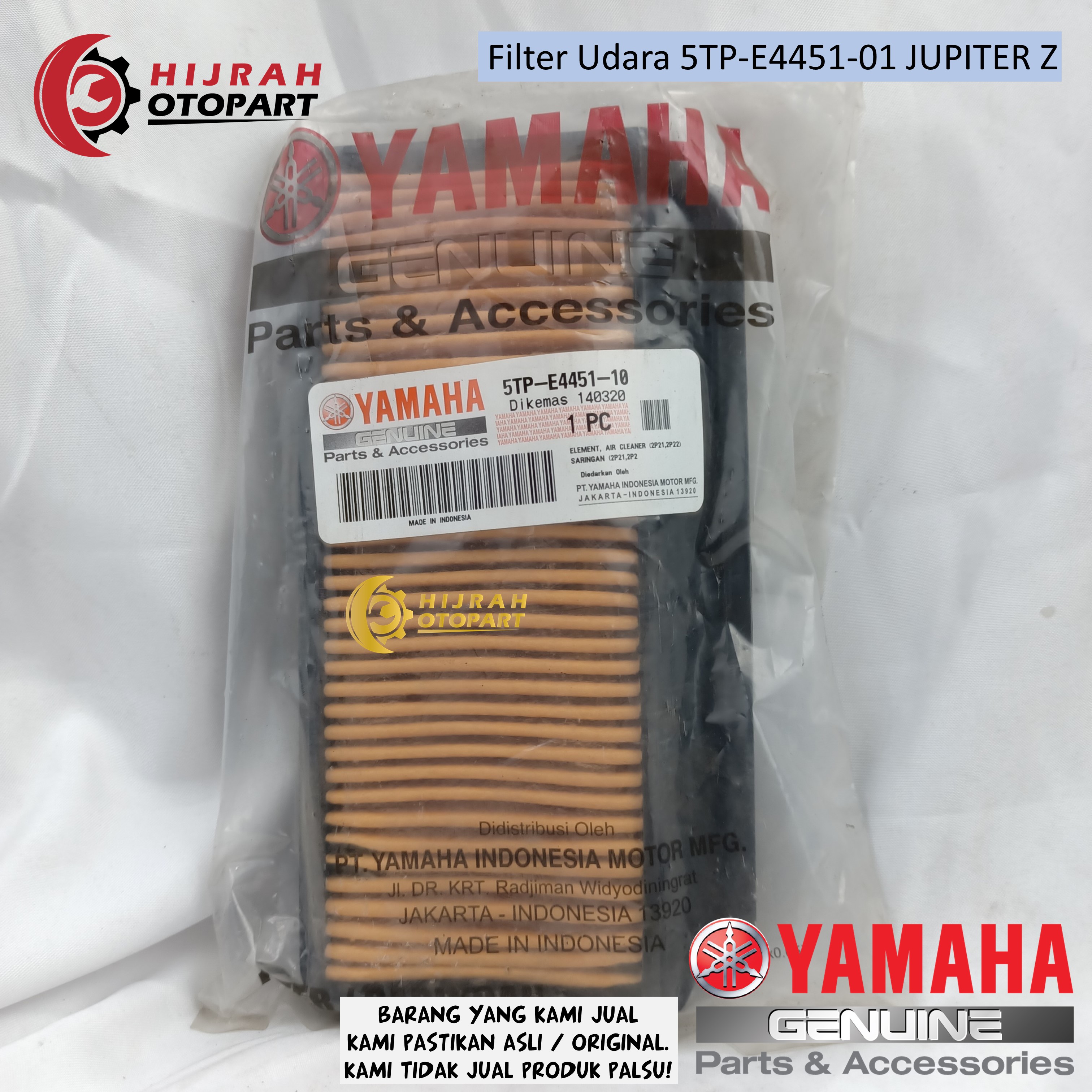 Filter Udara 5TP E4451 01 JUPITER Z Lazada Indonesia