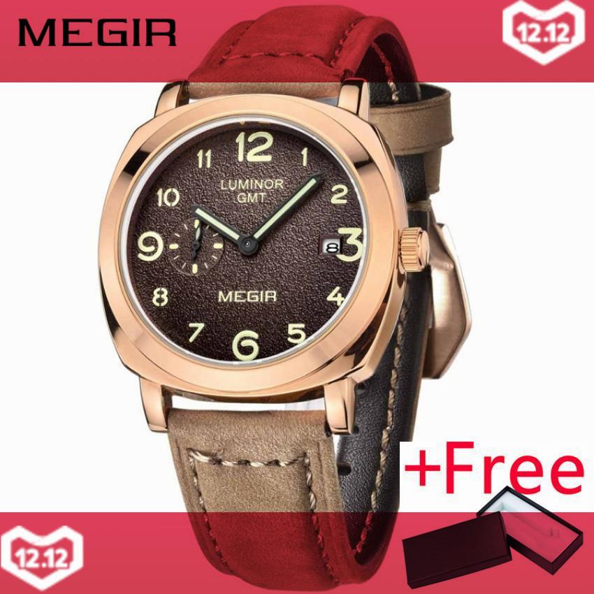 Wholesaler MEGIR ML1046G Brand Business Watch นาฬิกาข้อมือ Fashion Luxury Leather Men Quartz Watch นาฬิกาข้อมือ es Military WristWatch นาฬิกาข้อมือ Wholesaler MEGIR ML1046G Brand Business Watch นาฬิกาข้อมือ Fashion Luxury Leather Men Quartz Watch นาฬิกาข้อมือ es Military WristWatch นาฬิกาข้อมือ