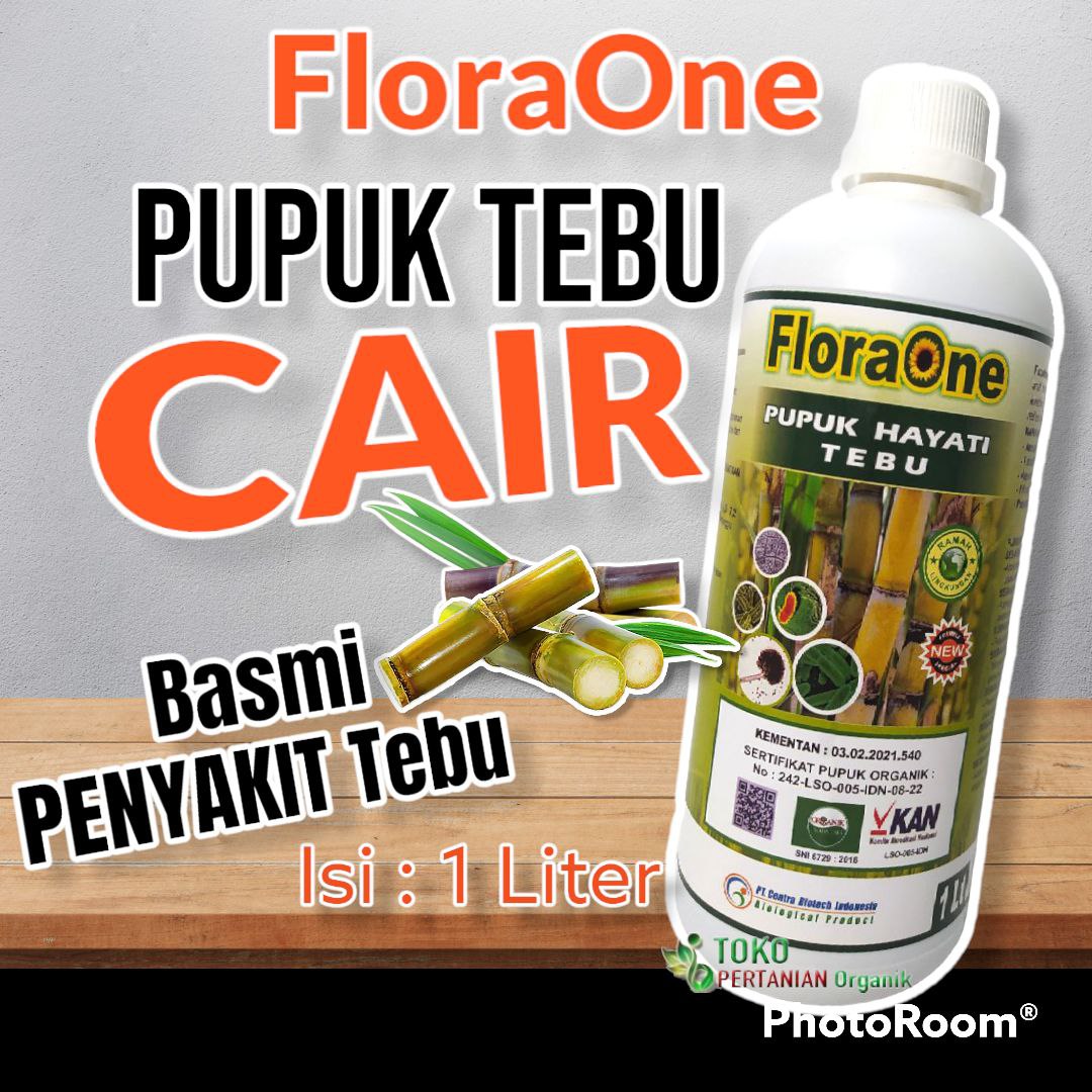 Pupuk Cair FLORAONE Tebu 1 Liter Pengendali Hayati Dasar Untuk Tebu