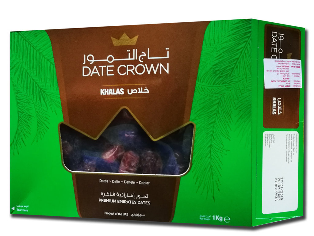 Kurma Date Crown Khalas 1kg Lazada Indonesia