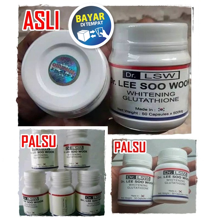 Dr Lsw Isi Kapsul Asli Original Halal Obat Pemutih Suluruh