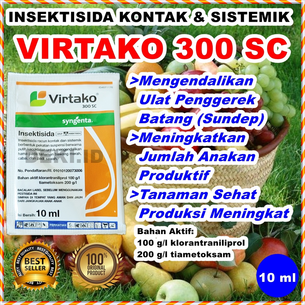 Virtako 300 SC Sachet 10 ML Insektisida Kontak Sistemik