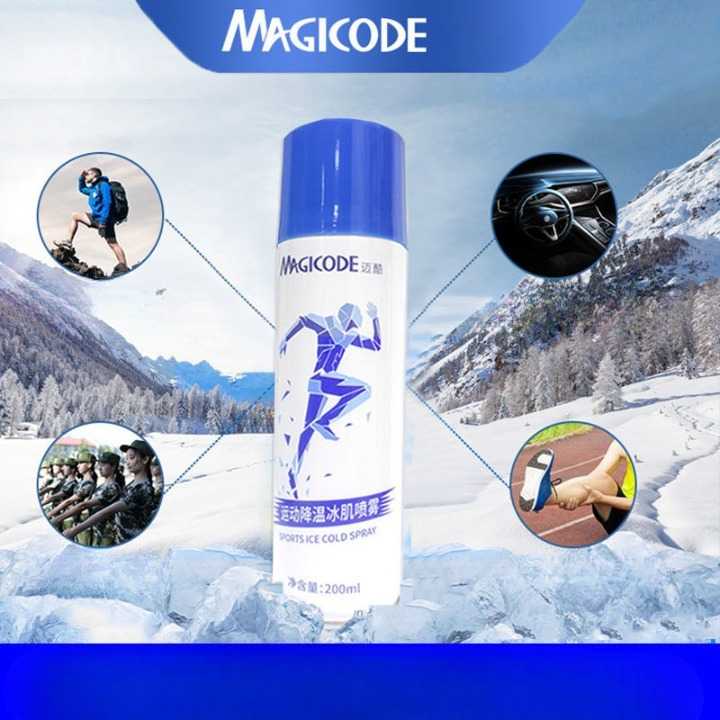 Magicode Semprotan Pereda Nyeri Pain Killer Cooling Spray Ml