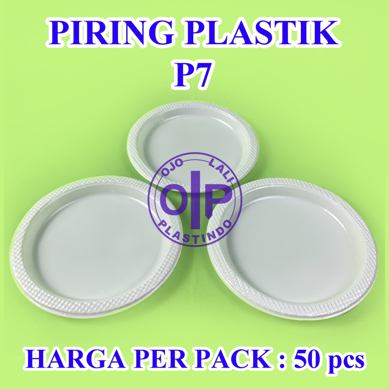 Piring Plastik P Piring Acara Pesta Sekali Pakai Lazada Indonesia