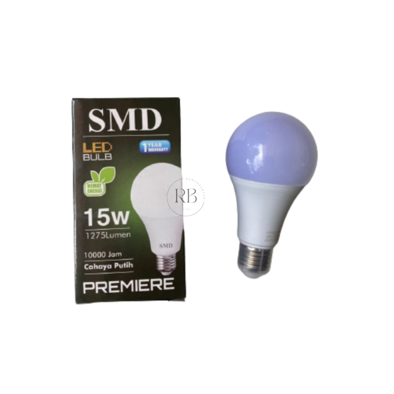 Lampu Bohlam LED Merk SMD Premiere 3W 5W 7W 12W 15W 18W 23 Watt Cahaya