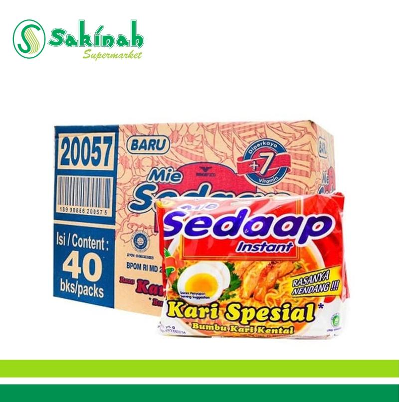 Mie Sedaap Kari Spesial 1karton 40 Pcs Lazada Indonesia