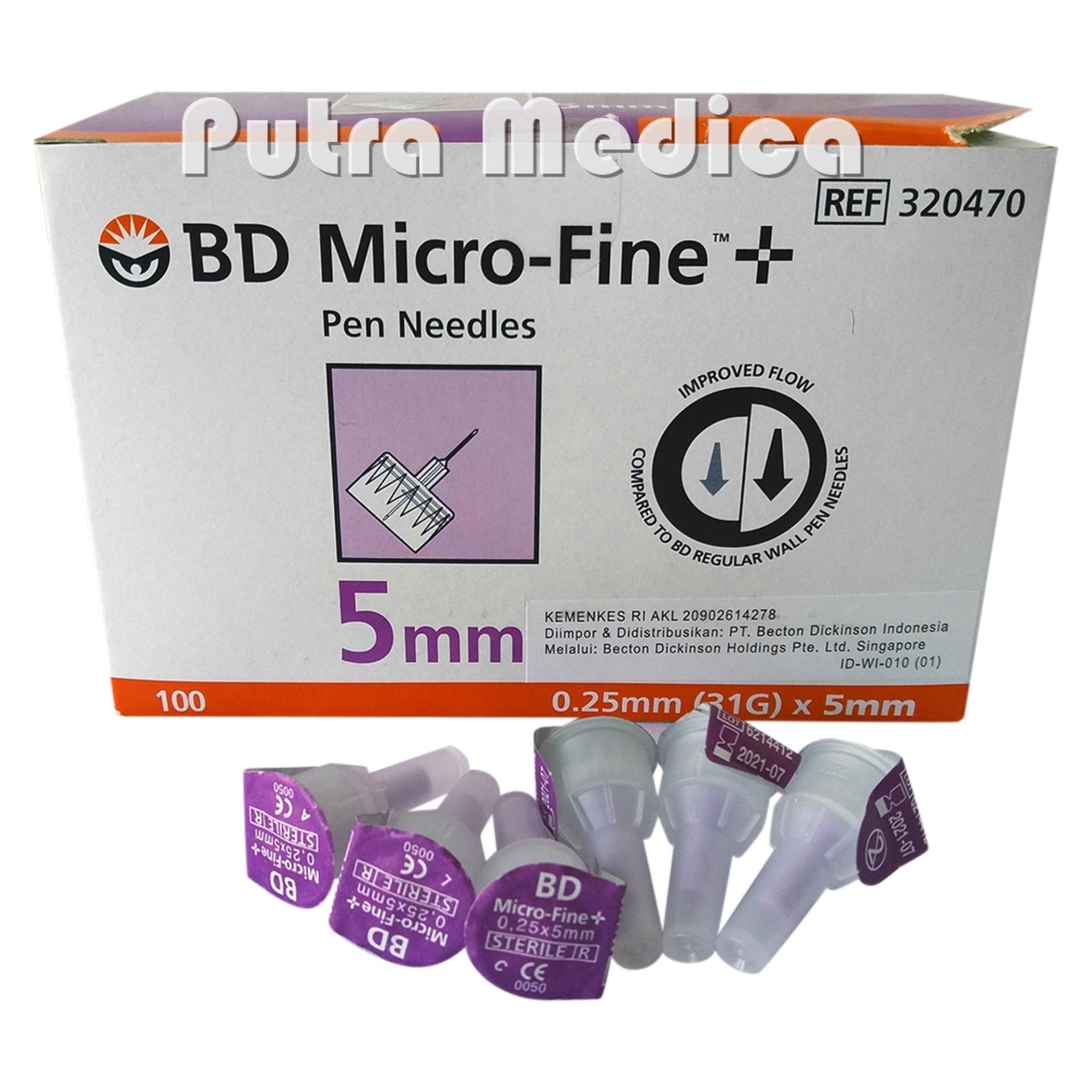 BD Pen Needle / Jarum Insulin 31Gx5mm - 1box BD Pen Needle / Jarum Insulin 31Gx5mm - 1box