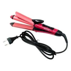catok rambut nova mini 2in1 nhc-2009