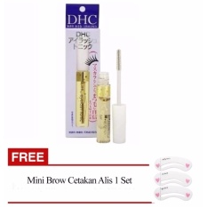 DHC Eyelash Tonic Relian - Serum Pemanjang bulu mata - 1 Buah + Gratis Mini Brow Cetakan Alis - 1 Buah