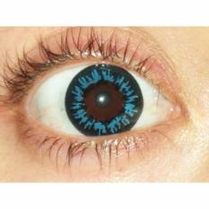 Eyezone Sapphire Softlens - Blue + Gratis Lenscase - 1 Pcs