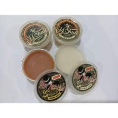 Hair Pomade Old Skull Edisi Sample - Medium Hold Coffeelatte + Free Sisir Saku - 1 Pcs