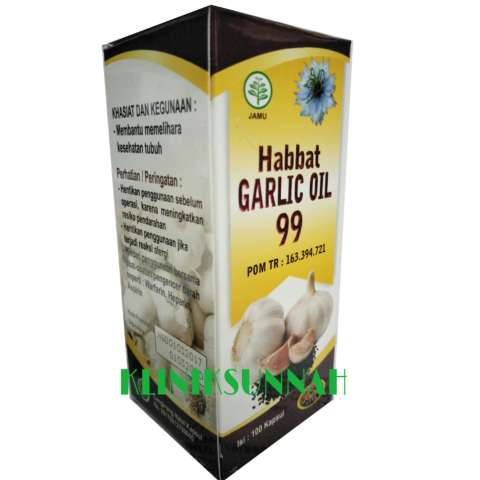 Kharisma Habbat Garlic Oil 99 - Habba Garlic - 100 Kapsul