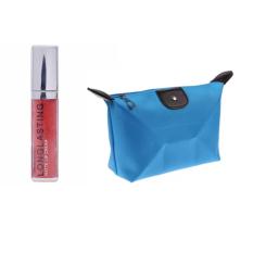 LT PRO Longlasting Matte Lip Cream 11 Free Alisha Tas Kosmetik Mini - Biru Muda