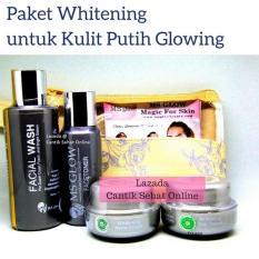 MS GLOW Whitening Series Original 100% / Cream Pemutih Wajah / Pencerah Wajah / Cream Glowing /Paket Perawatan Wajah Kulit Normal @ Cantik Sehat