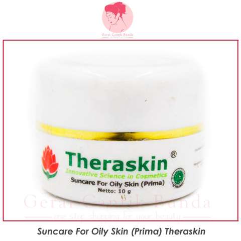 Paket perawatan kulit berjerawat dan pori-pori besar Theraskin (facial wash acne, cleansing solution, suncare oily, serum pore minimizer, krim malam acne white)- gerai cantik bunda 4