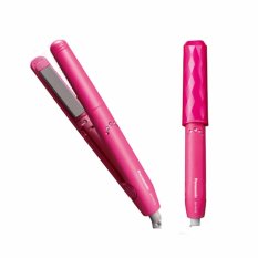 Panasonic EH-HV10 Straight & Curl Straightener / Catokan Rambut - Pink
