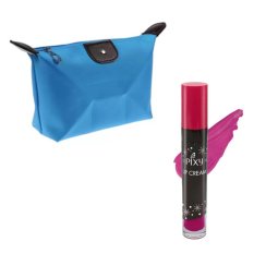 Pixy Lip Cream 04 Fun Fuchsia Free Alisha Tas Kosmetik Mini Biru Muda RSC