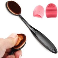 Set Oval Dan Pembersih - Oval Brush Free Brush Egg