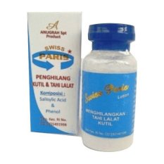 Swiss Paris Lotion Penghilang Tahi Lalat dan Kutil Asli Ampuh Cepat Ekonomis dan Efektif Tanpa Efek Samping digunakan Sebelum Tidur di Rumah Dengan Cara dioles