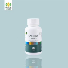 Tiens Spirulina - Nutrisi & Masker Pemutih Wajah 1 botol segel isi 100 kapsul by Ttiens Herbal Center