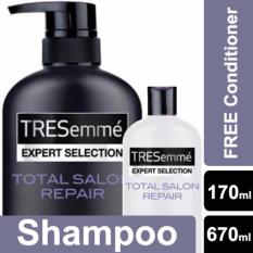 Tresemmé Total Salon Repair Shampoo 670ml FREE Conditioner 170ml