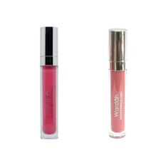 Wardah Exclusive Matte Lip Cream 04 Pink Me dan 12 Plum It Up