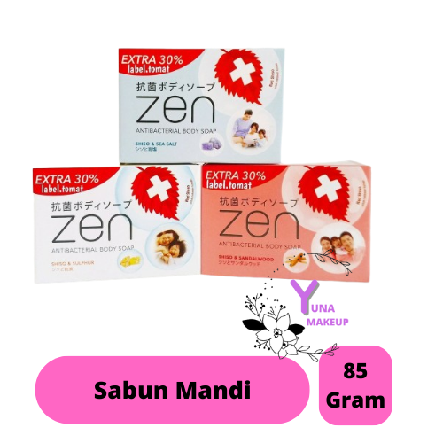 Zen Antibacterial Body Soap Sabun Mandi Batang Zen Anti Bakteri