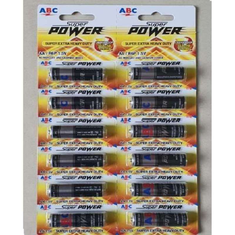 Baterai Abc Super Power Aa A Battery Abc Super Power Aa Volt