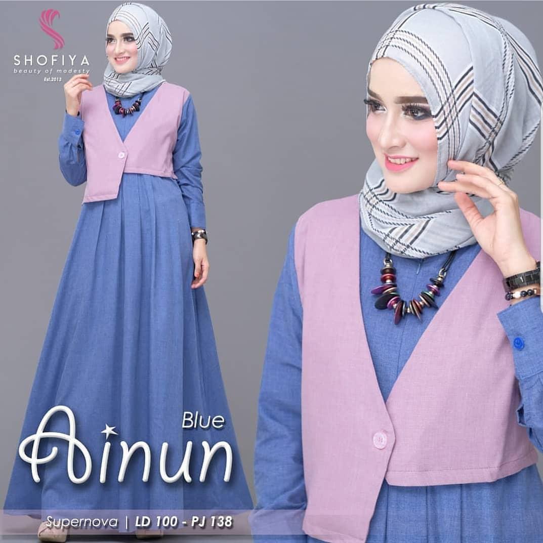 JoinStore - Ainun Dress Supernova / Dress Wanita / Gamis Wanita / Maxy Dress / Long Dress / Gaun Pesta / Wedding Dress / Gamis Syari / Baju Wanita Muslim Terbaru / Dress Wanita Kekinian