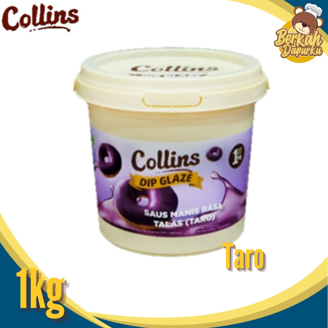 Collins Dip Glaze Taro 1Kg Selai Topping Kue Donat Lazada Indonesia