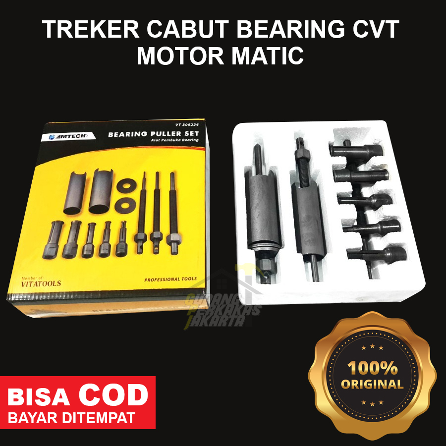 Treker Cabut Bearing Cvt Matic Bearing Puller Disassembler Pcs