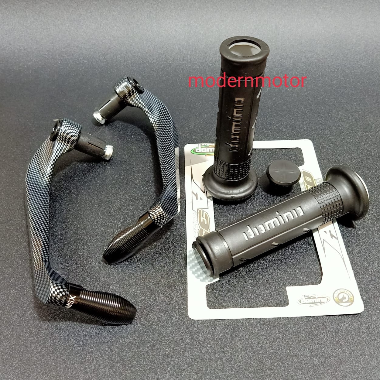 Paket In Proguard Carbon Sabit Jalu As Roda Handgrip Domino