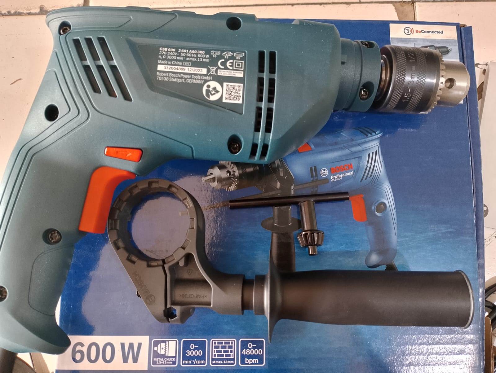 Mesin Bor Tangan Listrik Beton Arah Mm Impact Drill W Bosch Gsb