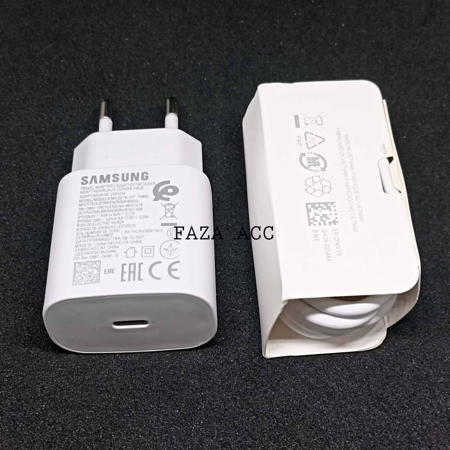 Charger Samsung Original Watt Asli Ori Super Fast Charging