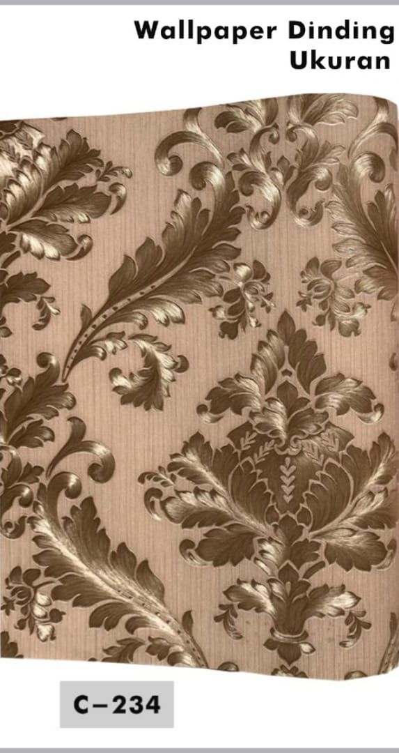 Wallpaper Dinding Vinyl Bertextur Timbul Dan Premium Lazada Indonesia