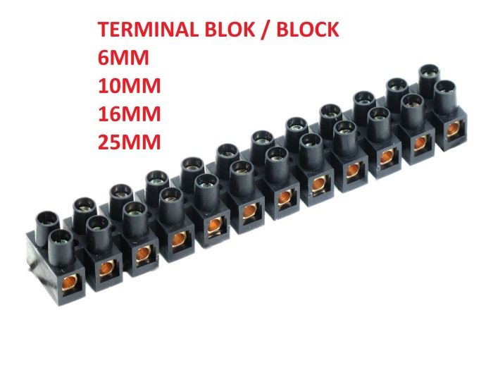 Terminal Kabel Listrik Berbagai Ukuran Mm Lazada