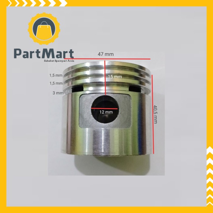 Seher Atau Piston 47 Mm Kompresor Angin Lazada Indonesia