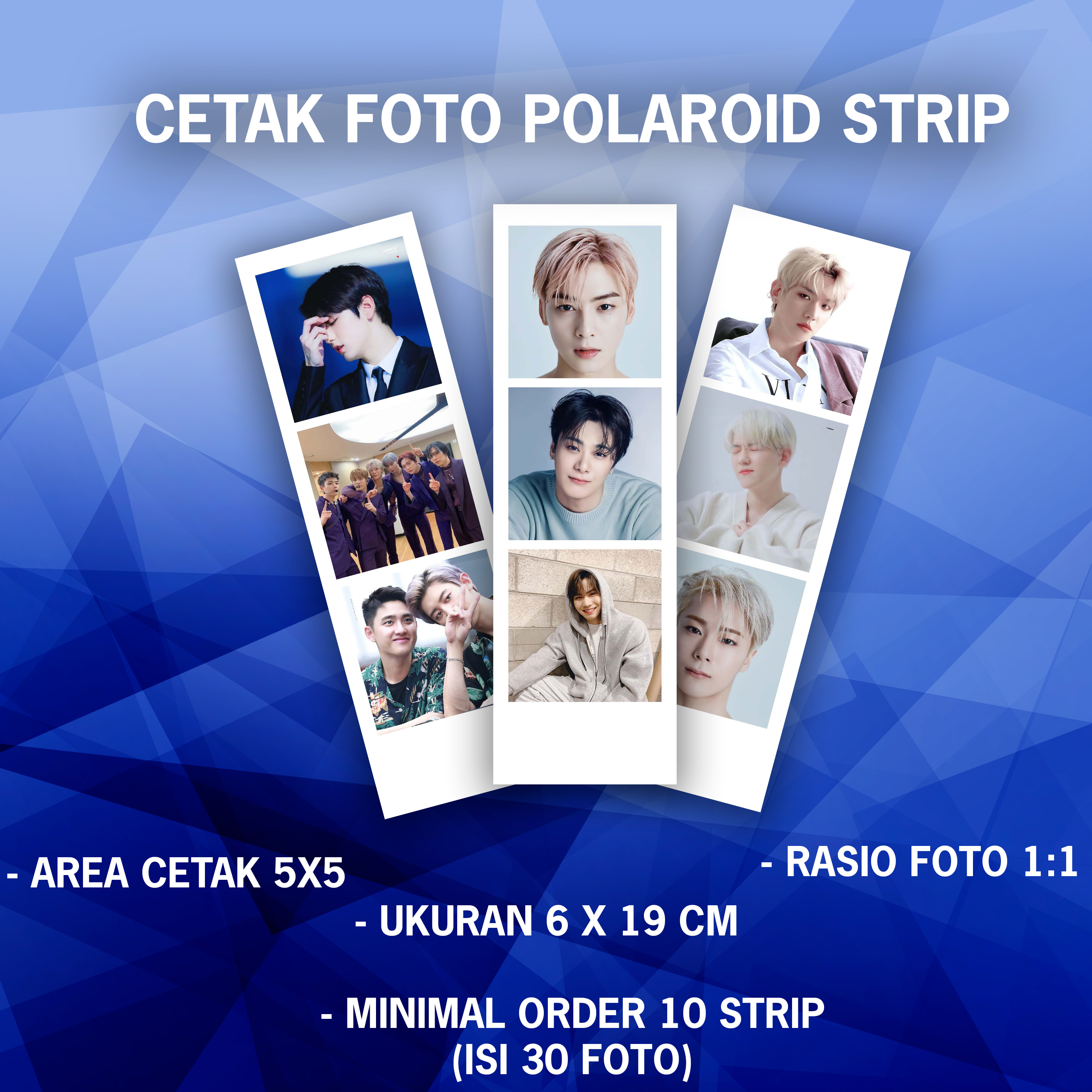 CETAK FOTO POLAROID STRIP PAKET 10 STRIP Lazada Indonesia