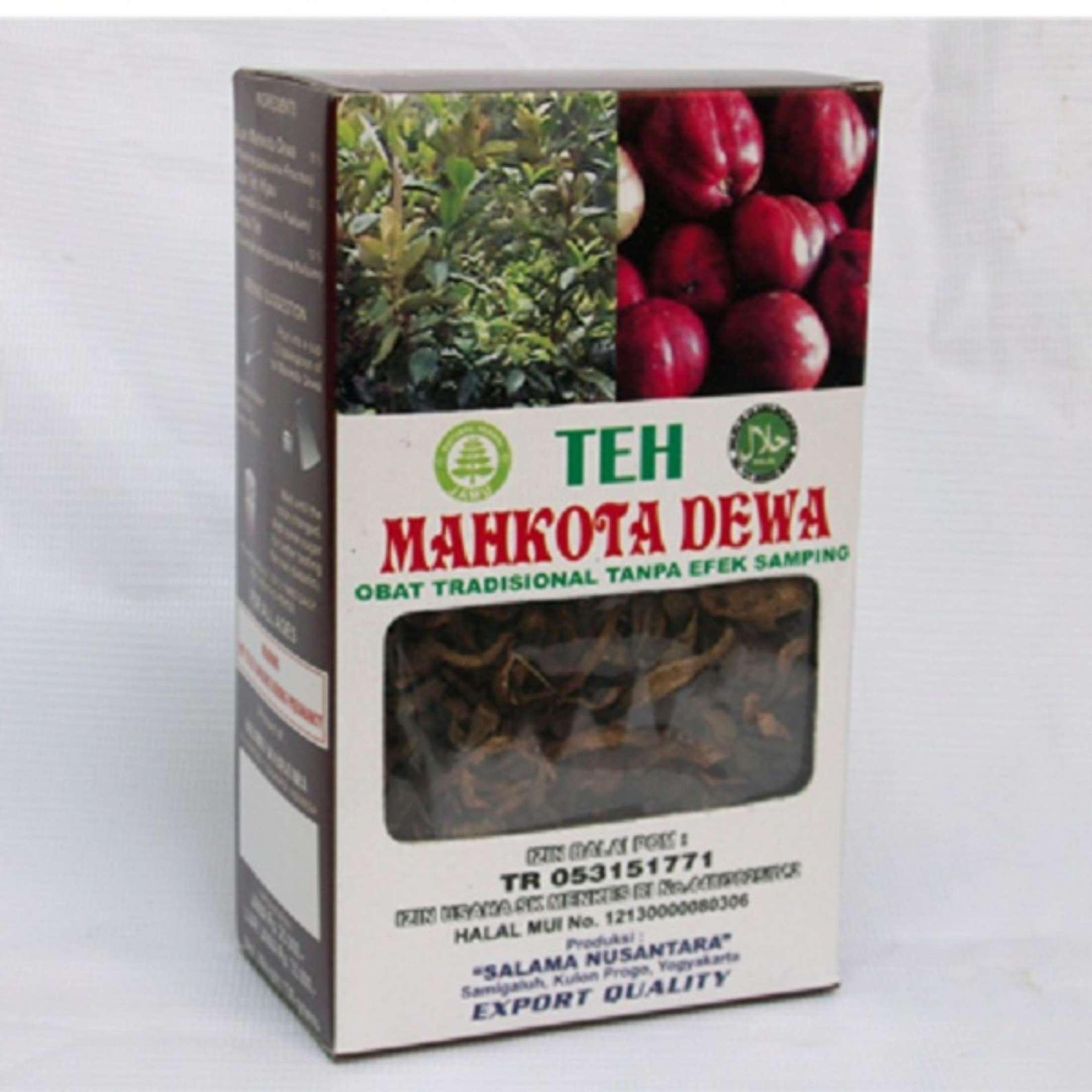 paket 5 box teh seduh mahkota dewa salama yogyakarta @130gr