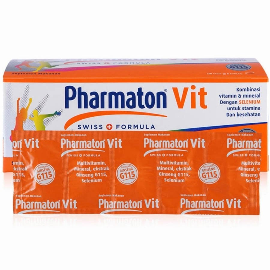 Pharmaton Vit Multivitamin Selenium Isi Kapsul Lazada Indonesia